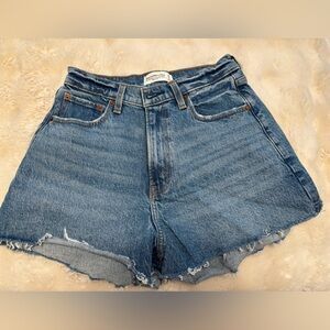 Abercrombie Blue Denim Women Shorts